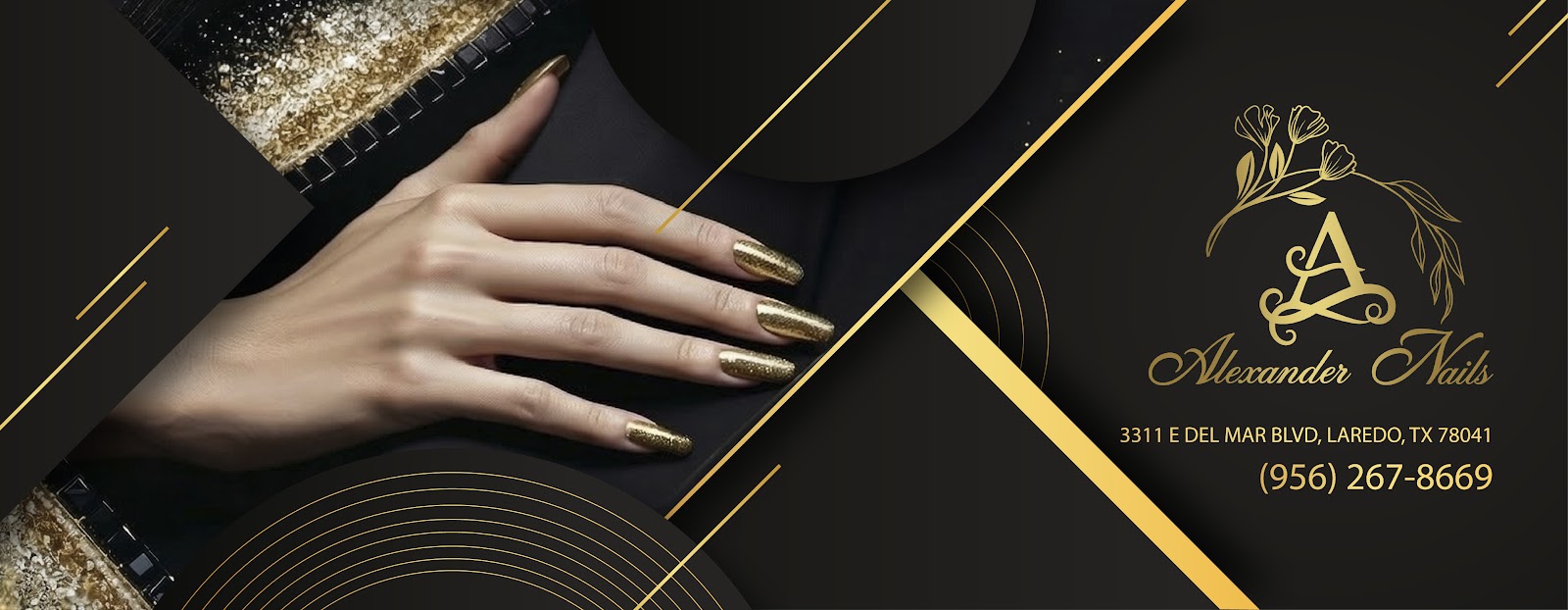 Alexander Nails logo